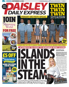 Cover of Paisley Daily Express