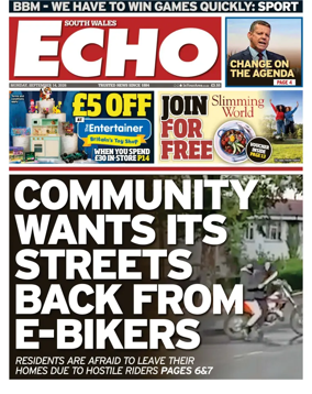 Cover of South Wales Echo