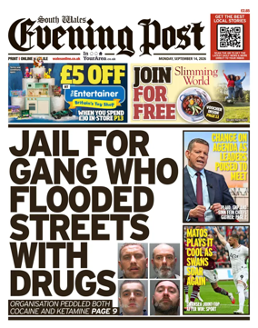 Cover of South Wales Evening Post