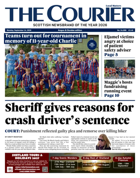 Cover of The Courier & Advertiser (Angus and Dundee)
