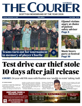 Cover of The Courier & Advertiser (Fife Edition)