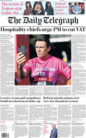 Cover of The Daily Telegraph