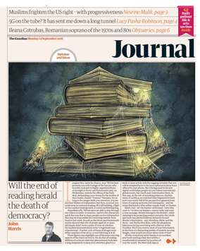 Cover of The Guardian e-paper Journal