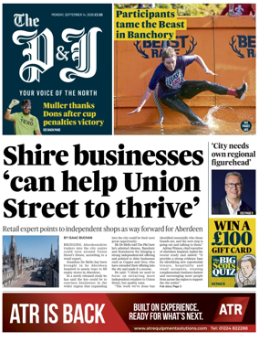 Cover of The Press and Journal (Aberdeen and Aberdeenshire)