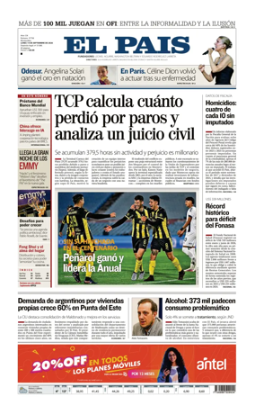 Cover of El Pais (Uruguay)