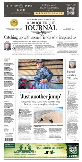 Cover of Albuquerque Journal