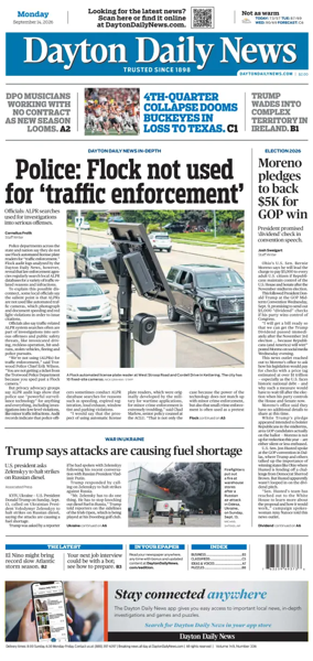 Cover of Dayton Daily News