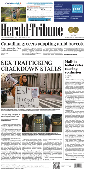 Cover of Herald-Tribune