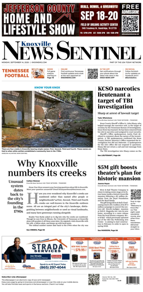 Cover of Knoxville News Sentinel