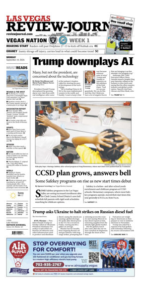 Cover of Las Vegas Review-Journal