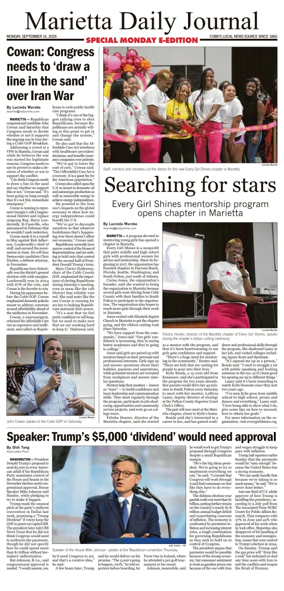 Cover of Marietta Daily Journal