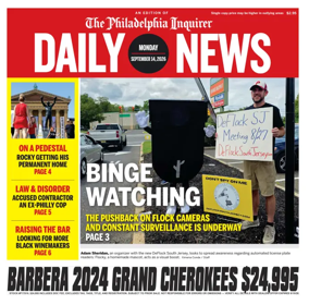 Cover of Philadelphia Daily News