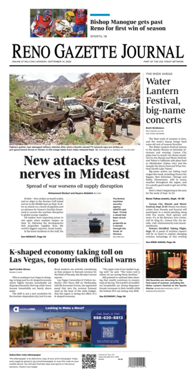Cover of Reno Gazette Journal