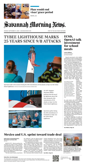 Cover of Savannah Morning News
