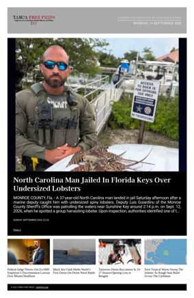 Cover of Tampa Free Press