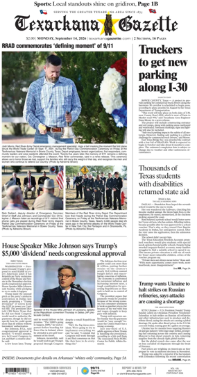 Cover of Texarkana Gazette