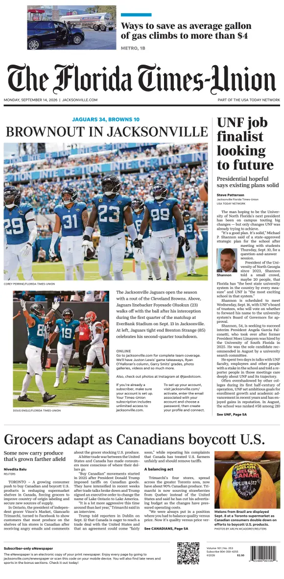 Cover of The Florida Times-Union