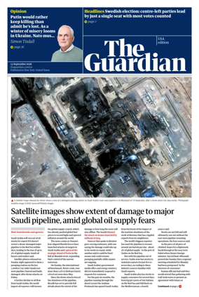 Cover of The Guardian (USA)