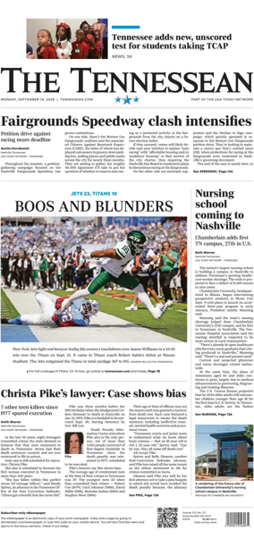 Cover of The Tennessean