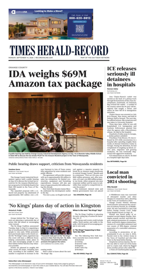 Cover of Times Herald-Record