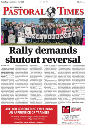 Cover of Deniliquin Pastoral Times