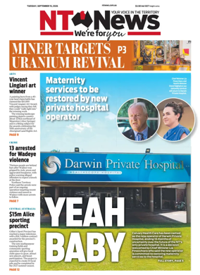 Cover of NT News