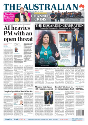Cover of The Australian