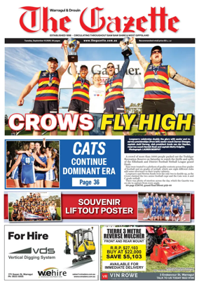 Cover of Warragul & Drouin Gazette