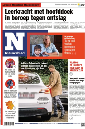 Cover of Het Nieuwsblad