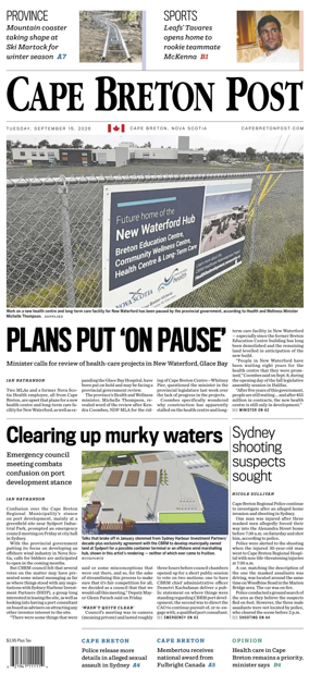 Cover of Cape Breton Post