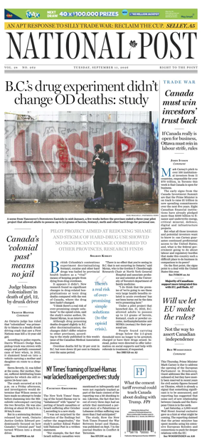 Cover of National Post - (Latest Edition)