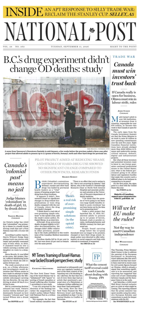 Cover of National Post - (National Edition)