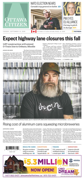 Cover of Ottawa Citizen