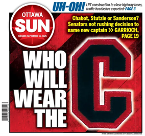 Cover of Ottawa Sun