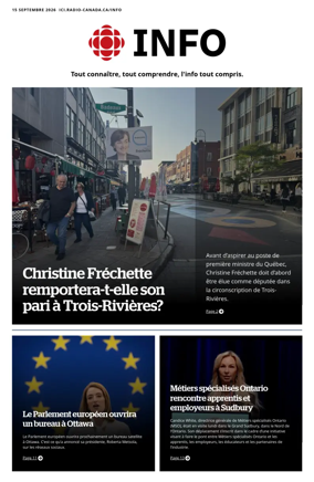 Cover of Radio-Canada Info