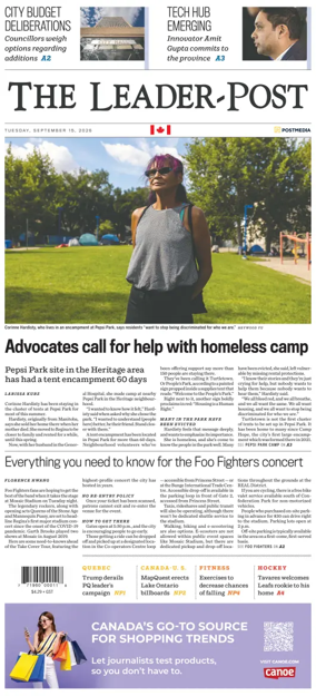 Cover of Regina Leader-Post
