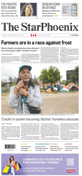 Cover of Saskatoon StarPhoenix