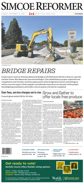 Cover of Simcoe Reformer