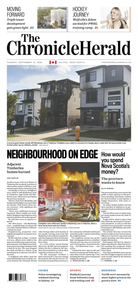 Cover of The Chronicle Herald (Metro)