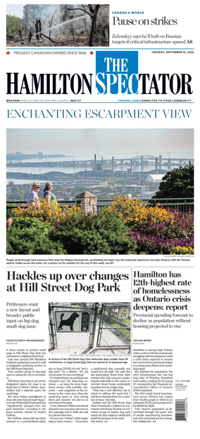 Cover of The Hamilton Spectator