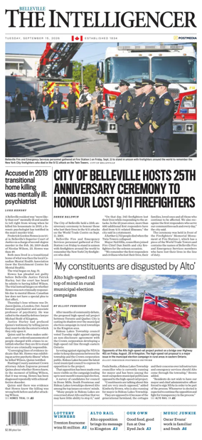 Cover of The Intelligencer (Belleville)