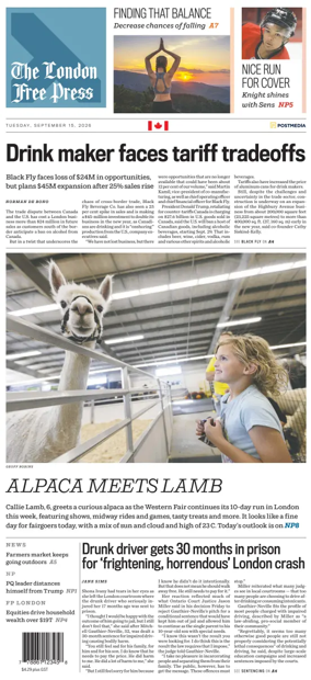 Cover of The London Free Press