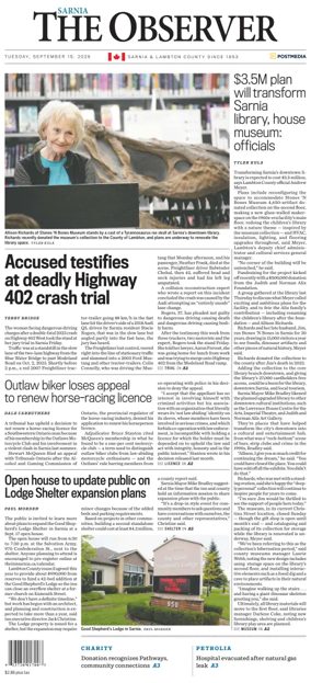 Cover of The Observer (Sarnia)