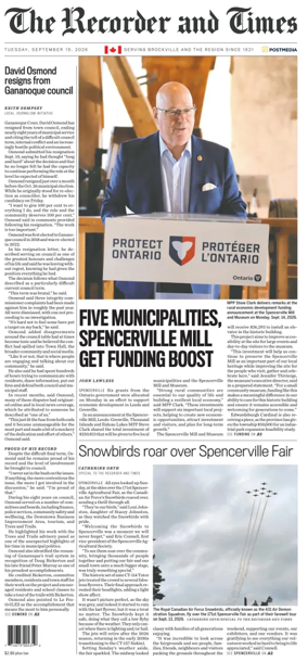 Cover of The Recorder & Times (Brockville)
