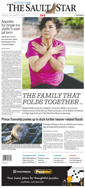 Cover of The Sault Star