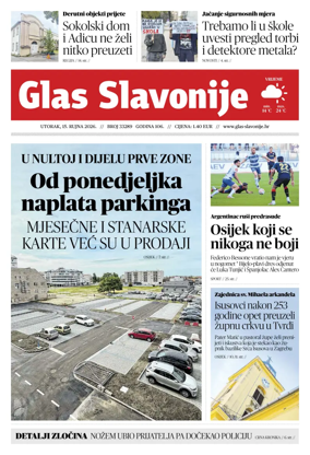 Cover of Glas Slavonije