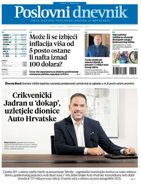 Cover of Poslovni Dnevnik