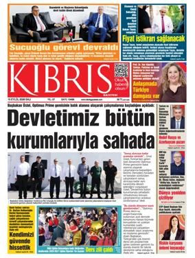 Cover of Kibris Gazetesi
