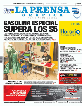 Cover of La Prensa Grafica