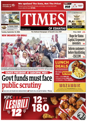 Cover of Times of Eswatini